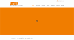 Desktop Screenshot of ebner-online.com
